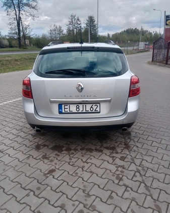 Renault Laguna cena 16900 przebieg: 256646, rok produkcji 2010 z Łódź małe 79